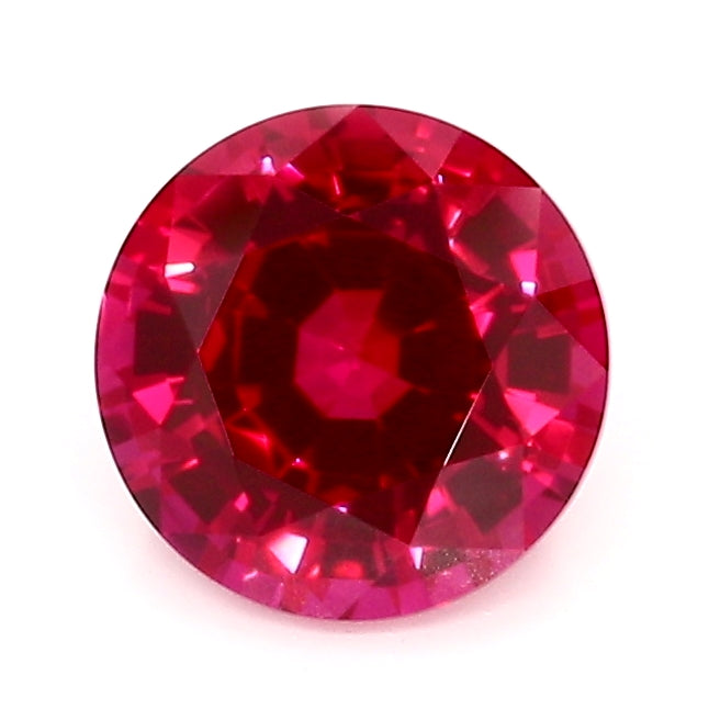 Lab Ruby Round 9.00mm Lannyte Manmade