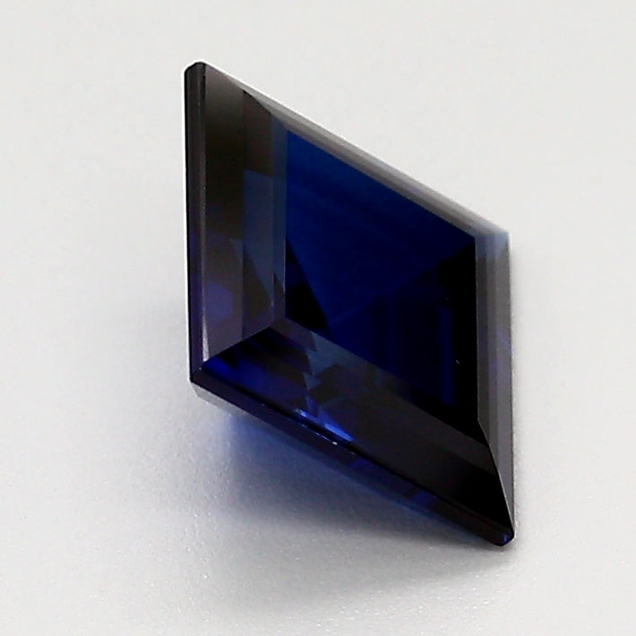 Lab Blue Sapphire Square w/PT Step Cut 10.0mm Lannyte Manmade